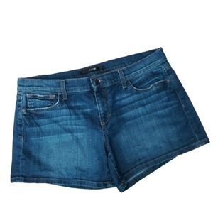 Joe’s Jeans  size 32 dark Jean shorts stretch denim oversized